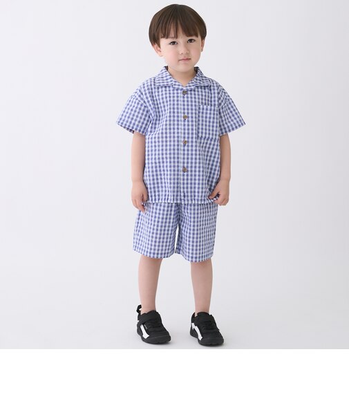 チェック布帛セットアップ