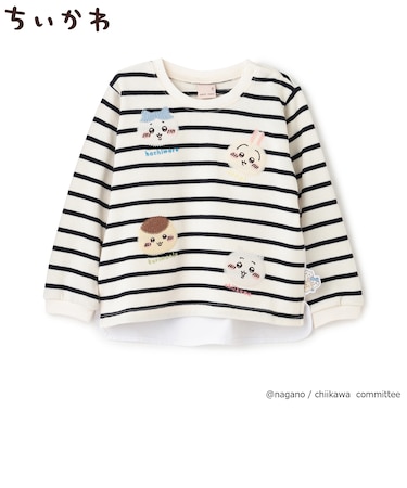 【アニメちいかわ】お顔モチーフ長袖Tシャツ