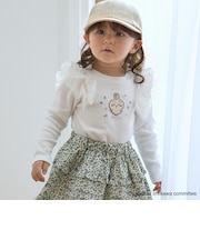 【アニメちいかわ】肩フリル長袖Tシャツ