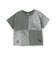 パッチワーク半袖Tシャツ