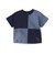 パッチワーク半袖Tシャツ