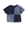 パッチワーク半袖Tシャツ