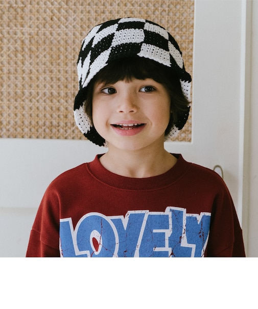 クロシェニットバケットハット