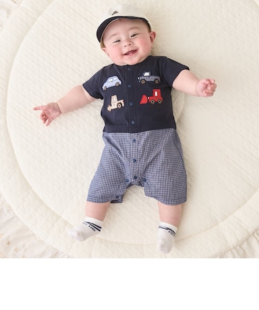 【リンク】アップリケカバーオール