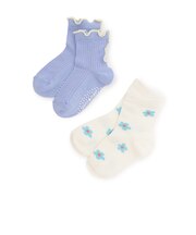 お花メロウショートソックス2P