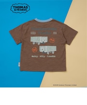 【親子リンク】【きかんしゃトーマス】KIDSリラックスリンガー半袖T