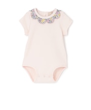 半袖スカラップロンパース