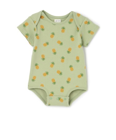 半袖ロンパース