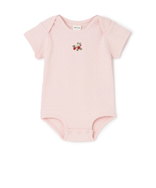 半袖ロンパース