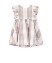 【リンク】チェックフレアワンピース