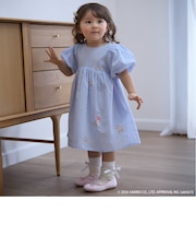 【サンリオキャラクターズ】刺しゅうパフワンピース