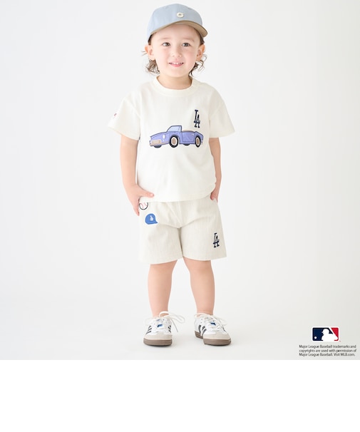 【MLB】カットハーフパンツ