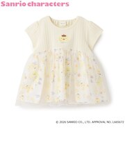 【サンリオキャラクターズ】花柄チュールドッキングTシャツ