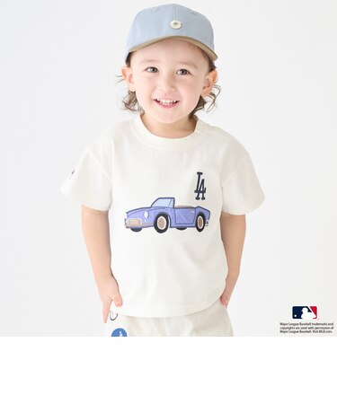 【MLB】車アップリケTシャツ