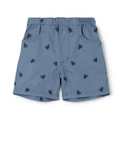 刺しゅう柄ハーフパンツ