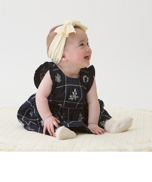 【リンク】インド綿モチーフ刺しゅうOPセットアップ