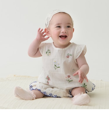 【リンク】インド綿ボダニカル刺しゅうセットアップ