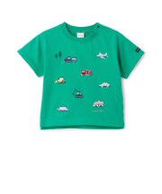 【接触冷感】働く車刺しゅう半袖Tシャツ