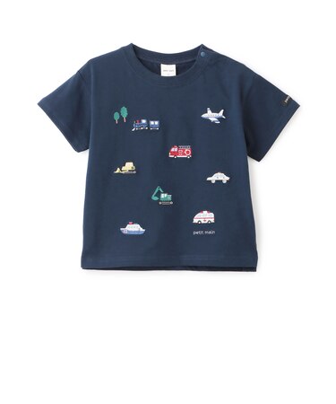 【接触冷感】働く車刺しゅう半袖Tシャツ