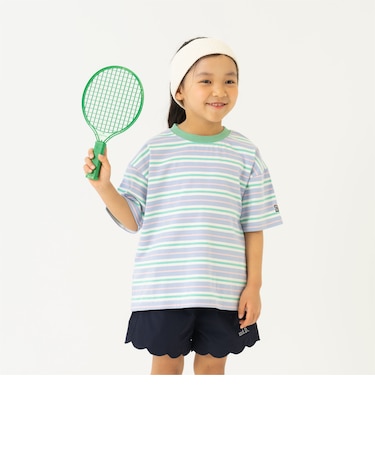 【365D】アソートボーダーワイド半袖T