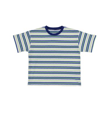 【365D.】アソートボーダーワイド半袖Tシャツ