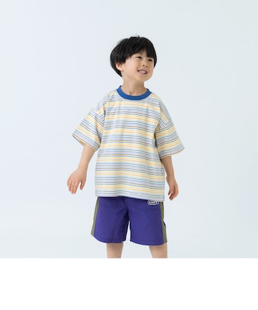 【365D】アソートボーダーワイド半袖T