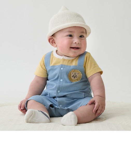 サロペットカバーオール