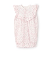 花柄フリル2wayオール