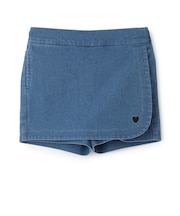 ハート刺しゅうラップスカパン