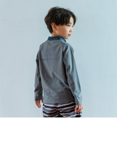 【SWIM】フィンガーホールつきZIPラッシュガード