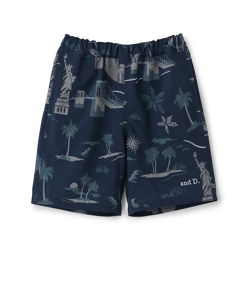 【セットアップ可】【水陸両用】総ガラショートパンツ