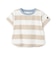 【WEB限定カラーあり/食品防汚】ボーダー半袖Tシャツ