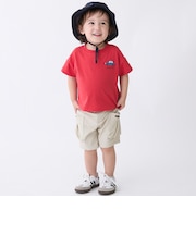 のびのびツイルポケットショートパンツ