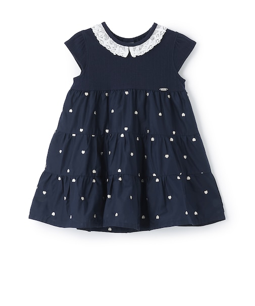 【リンク】ハート刺しゅうドッキングワンピース