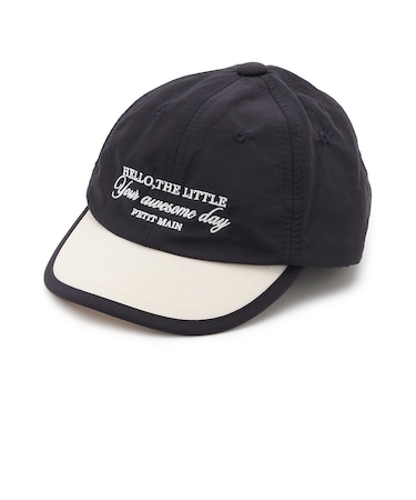 【UV】バイカラー刺しゅうキャップ