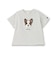 【接触冷感】DOGアップリケ半袖Tシャツ