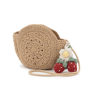 編みモチーフポシェット