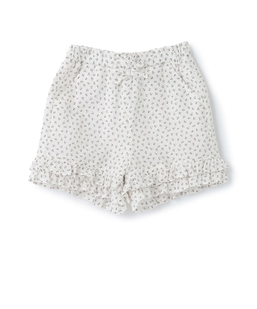 【接触冷感/リンク】ちびフリルショートパンツ