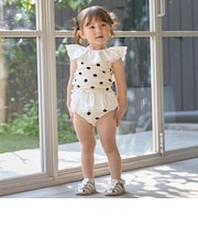 【SWIM】ドットレースフリルタンキニ