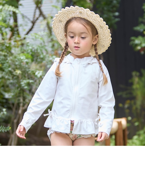 【SWIM】フリルラッシュガード