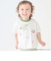 【いないいないばあっ！】音符刺繍半袖Tシャツ