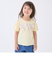 リボンオフショルTシャツ