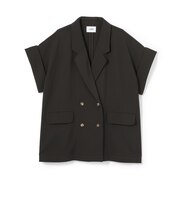 麻タッチドライシャツジャケット