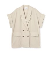 麻タッチドライシャツジャケット