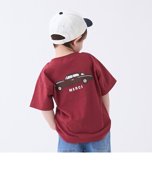 【接触冷感】バックアップリケ半袖Tシャツ