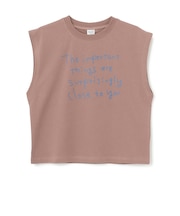 ロゴプリントタンクTEE