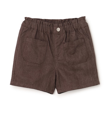 ウオッシュ加工ショートパンツ