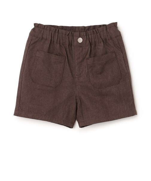ウオッシュ加工ショートパンツ