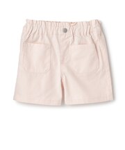 ウオッシュ加工ハートポケットショートパンツ