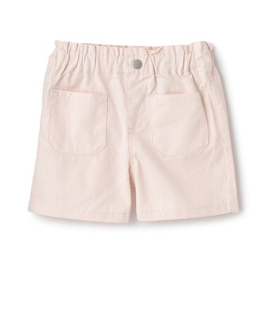 ウオッシュ加工ハートポケットショートパンツ